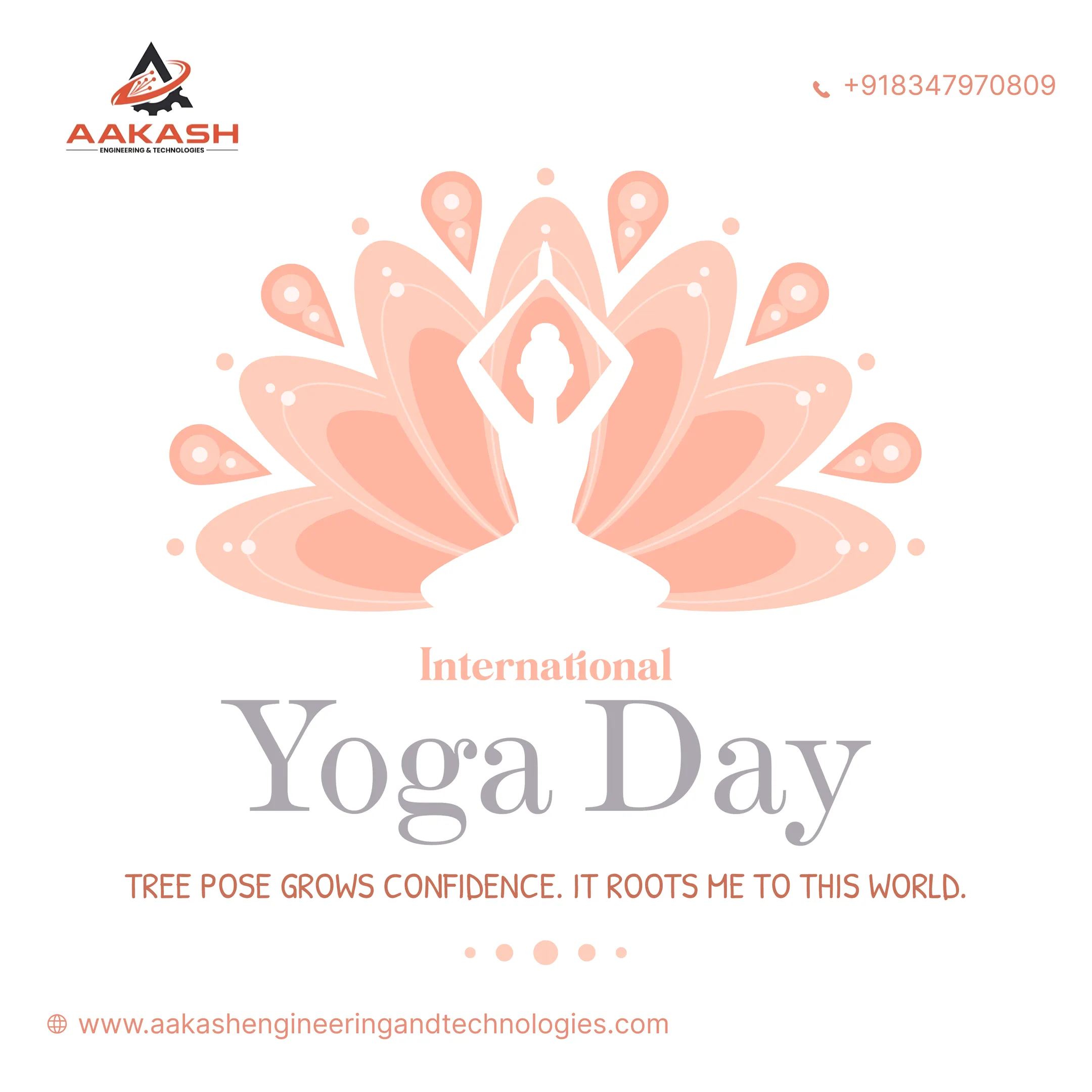 🌿 International Yoga Day A healthy mind and body create a productive and positive life. Let's prior...