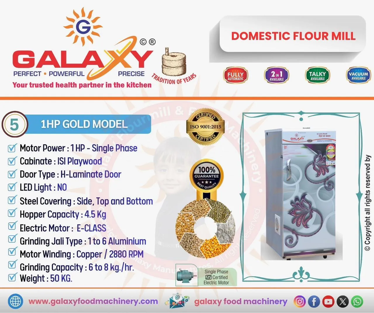Vacuum Cleaner Flour Mill in Haldwani – Clean and Efficient Flour Milling Solution