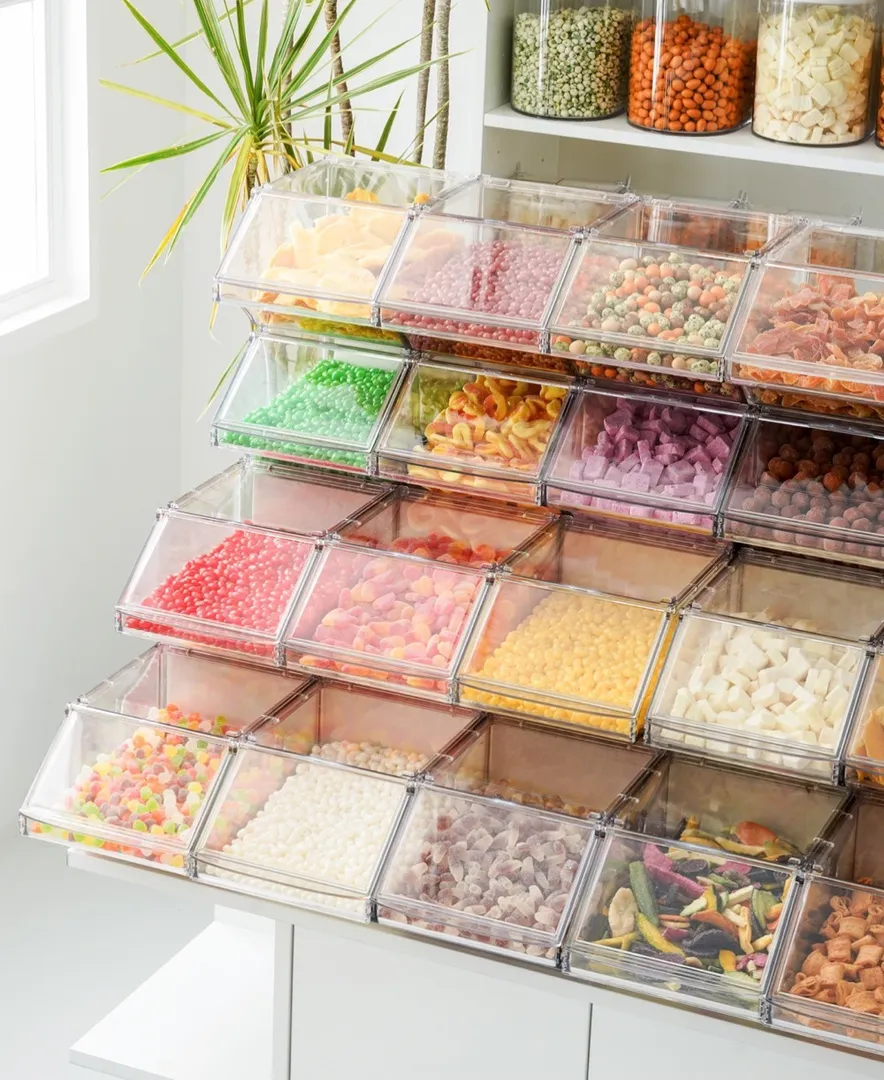 Supermarket Stackable Bin For candy Price