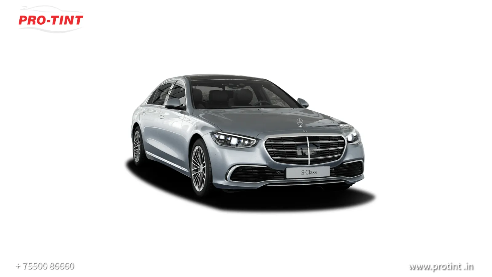 HIGH QUALITY SUNFILM,ACCESSORIES,PPF,COATING FOR MERCEDES BENZ S CLASS AT COIMBATORE PROTINT