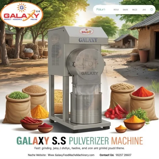 SS Pulverizer Machine in Kashipur – Efficient Grinding Solutions for Food Processing Businesses