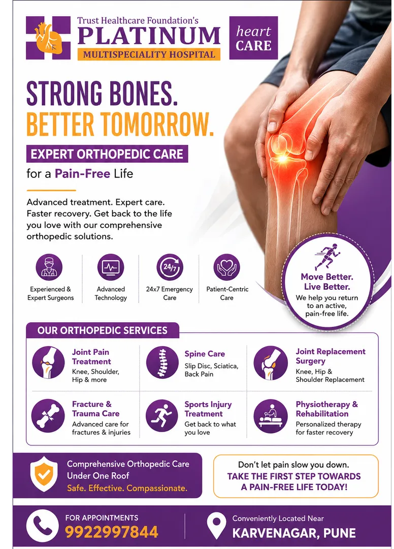 Affordable Orthopaedic Surgery Hospital near Sinhgad Road, Hingane, Pune
Finding an affordable orth...