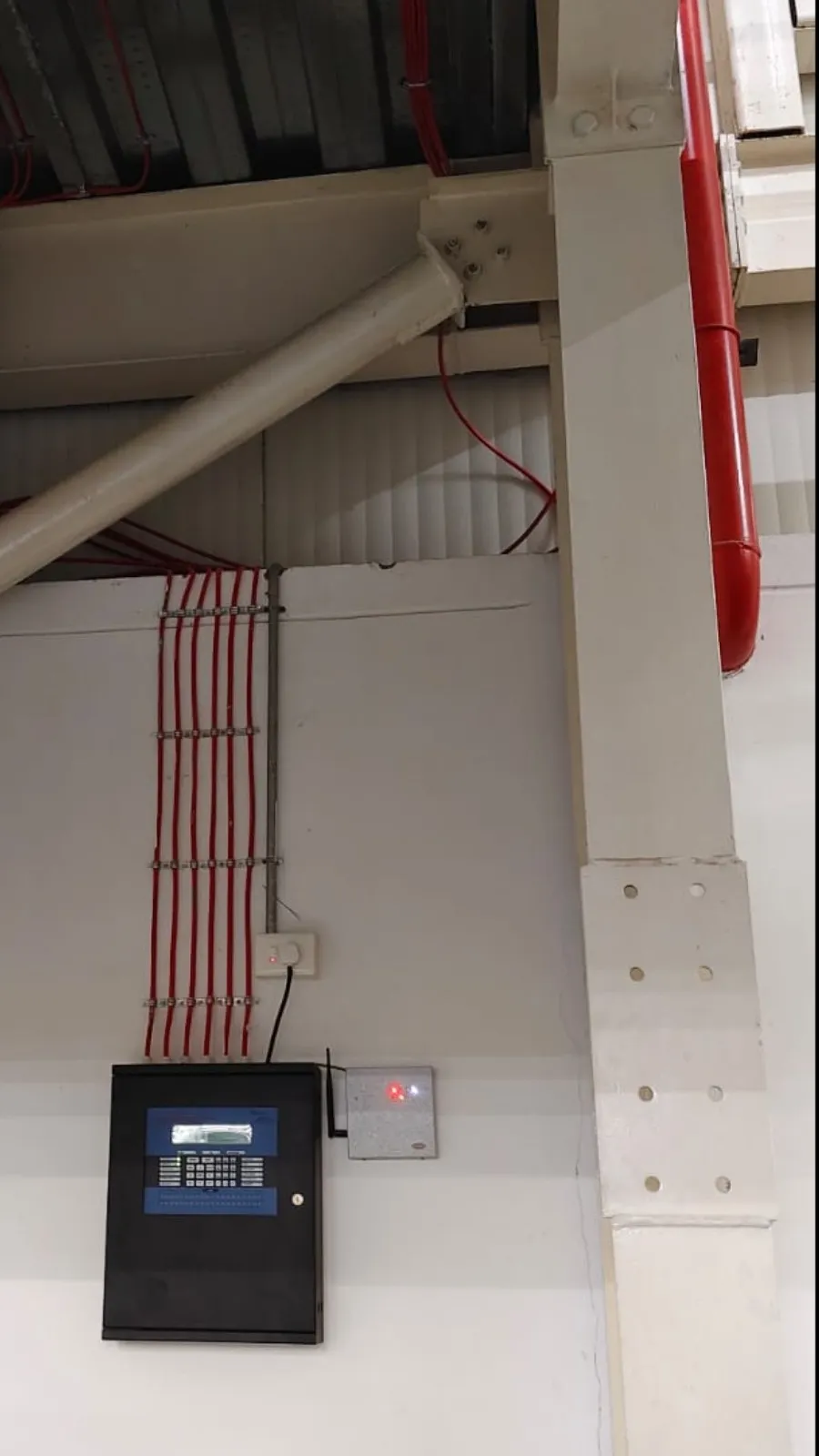 Fire Alarm Control Panel – Structured Cabling Installation