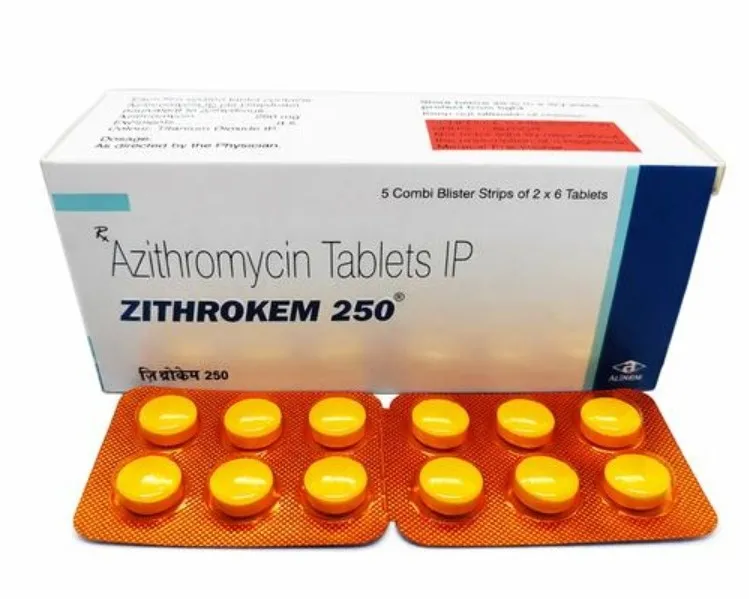 Zithrokem 250 mg Tablet Exporter to Washington, USA, Zimbabwe, New zealand City Drug Exporters INDIA
