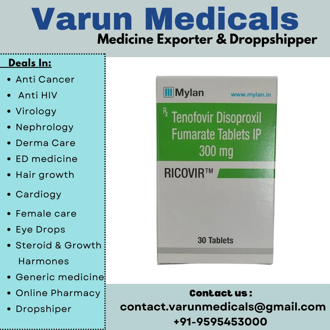 Tenofovir Disoproxil Fumarate Tablets Supplier, Dealer, Exporter