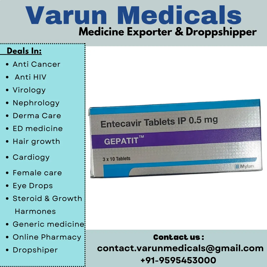 Entecavir Tablets Supplier, Dealer, Exporter