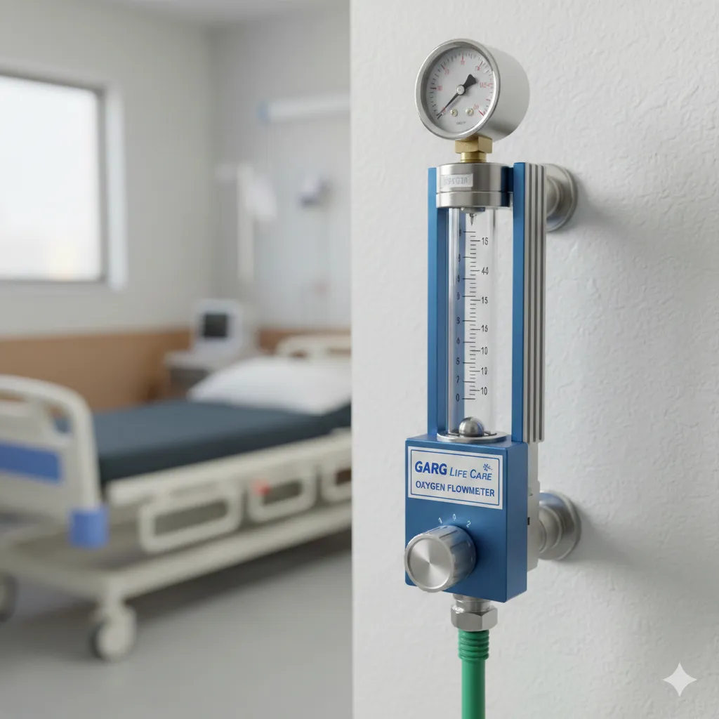 Oxygen Flowmeter Available at Garg Life Care Nagpur