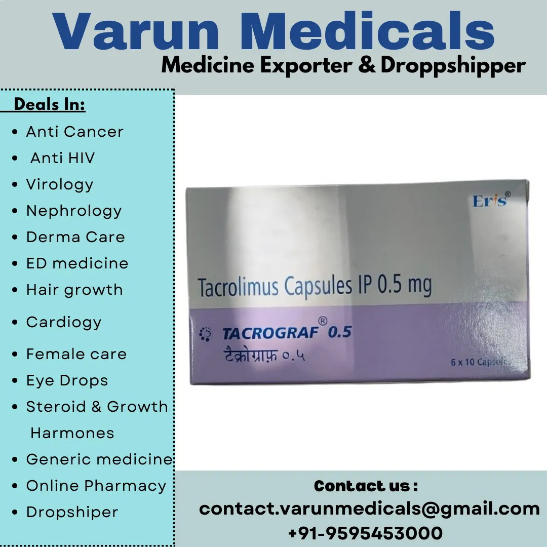 Tacrolimus Capsules Supplier, Dealer, Exporter