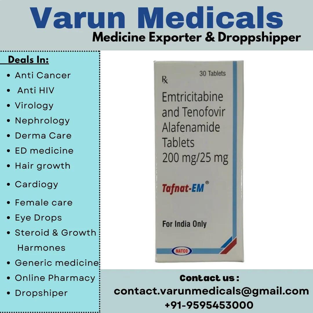 Emtricitabine & Tenofovir Alafenamide Tablets Supplier, Dealer, Exporter