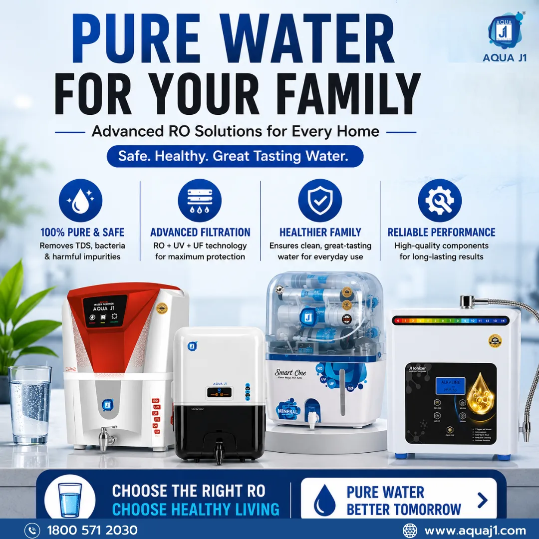 RO Water Filter for Home in Pune | Aqua J1 Technologies
