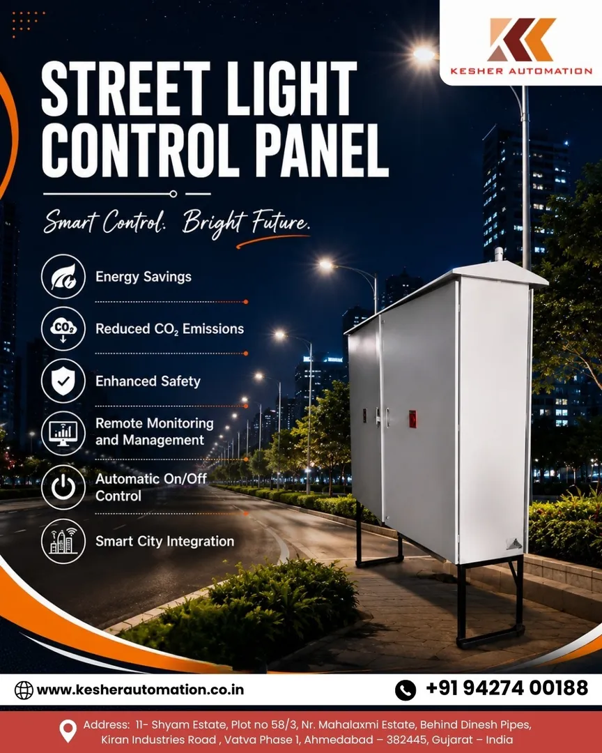 Street Light Control Panels Manufacturer in Ahmedabad | KESHER AUTOMATION