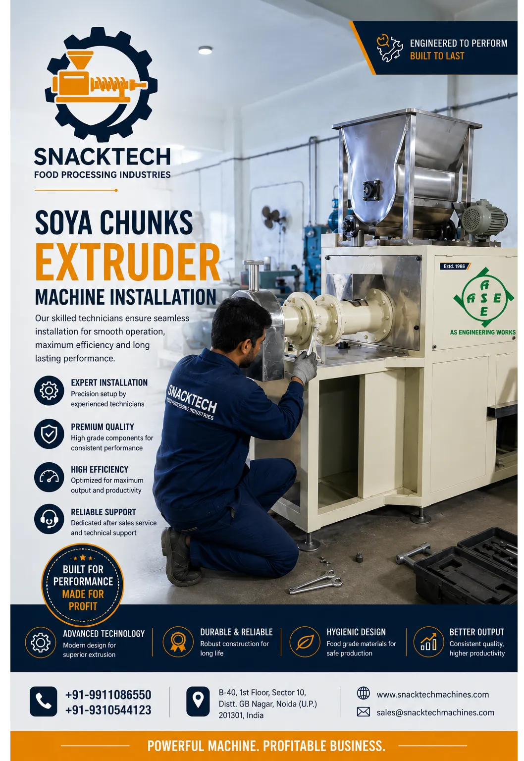 Soya Chunks Machine Manufacturer In Noida