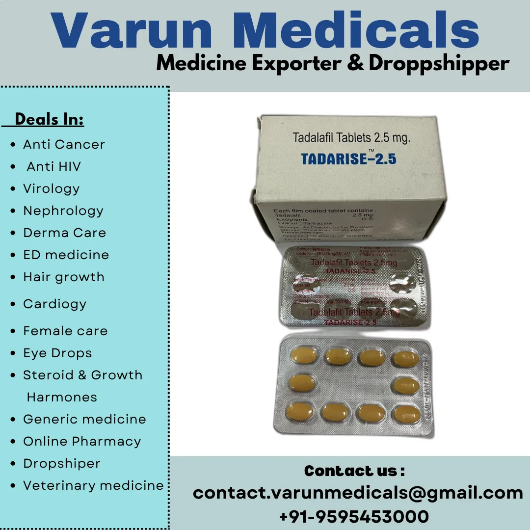 Tadalafil Tablets Supplier, Dealer, Exporter