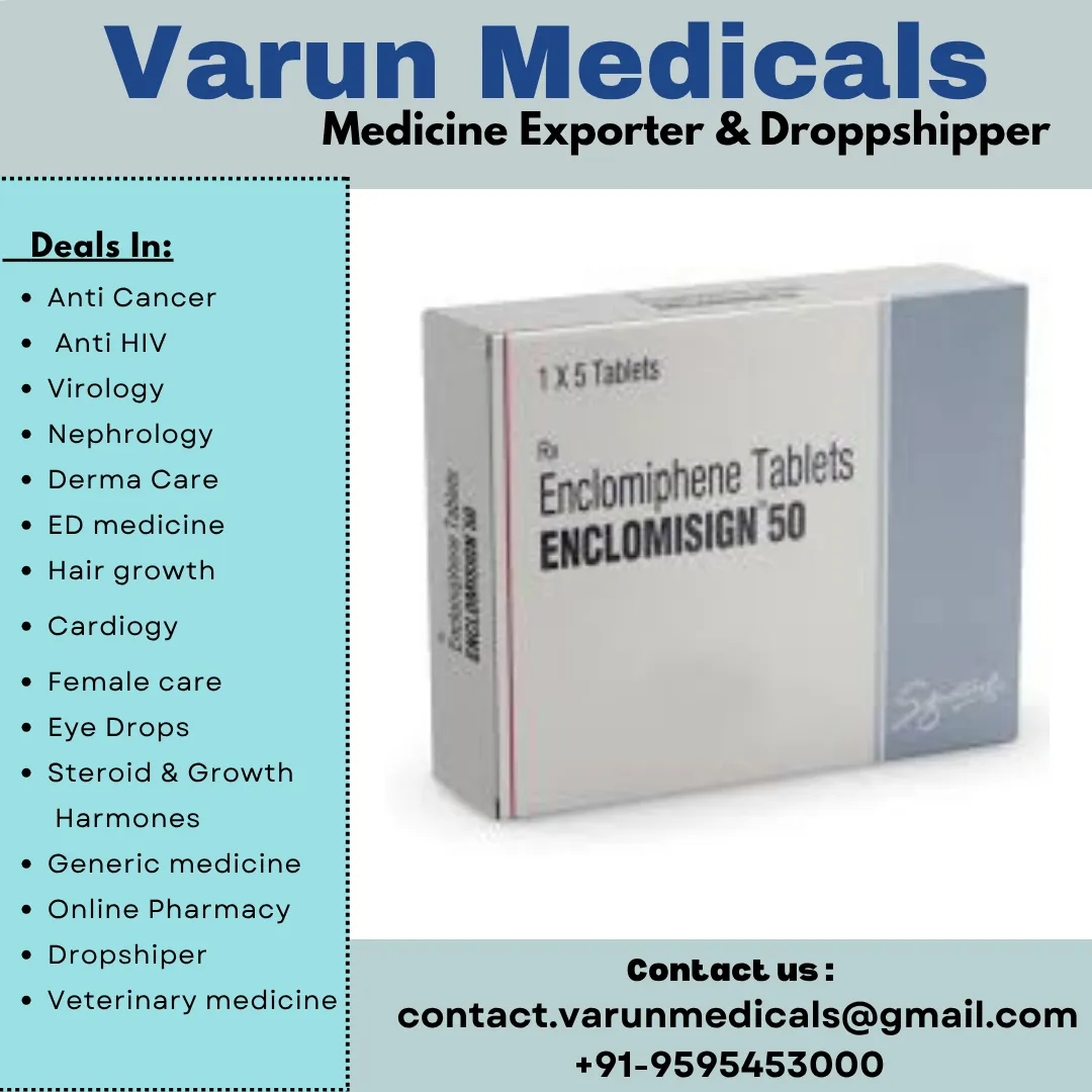 Enclomiphene Tablets Supplier, Dealer, Exporter