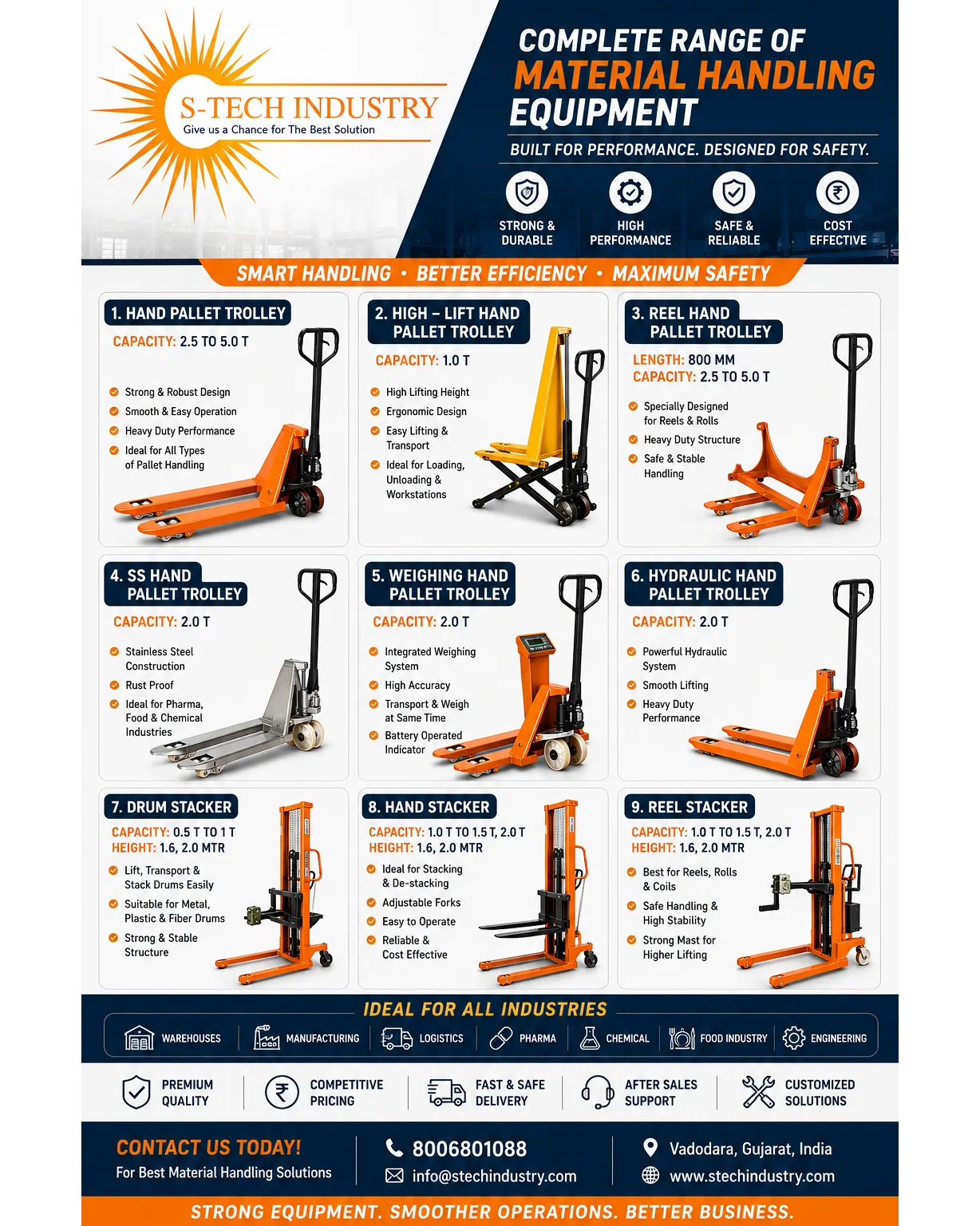 Material Handling Equipment Solutions - Vadodara