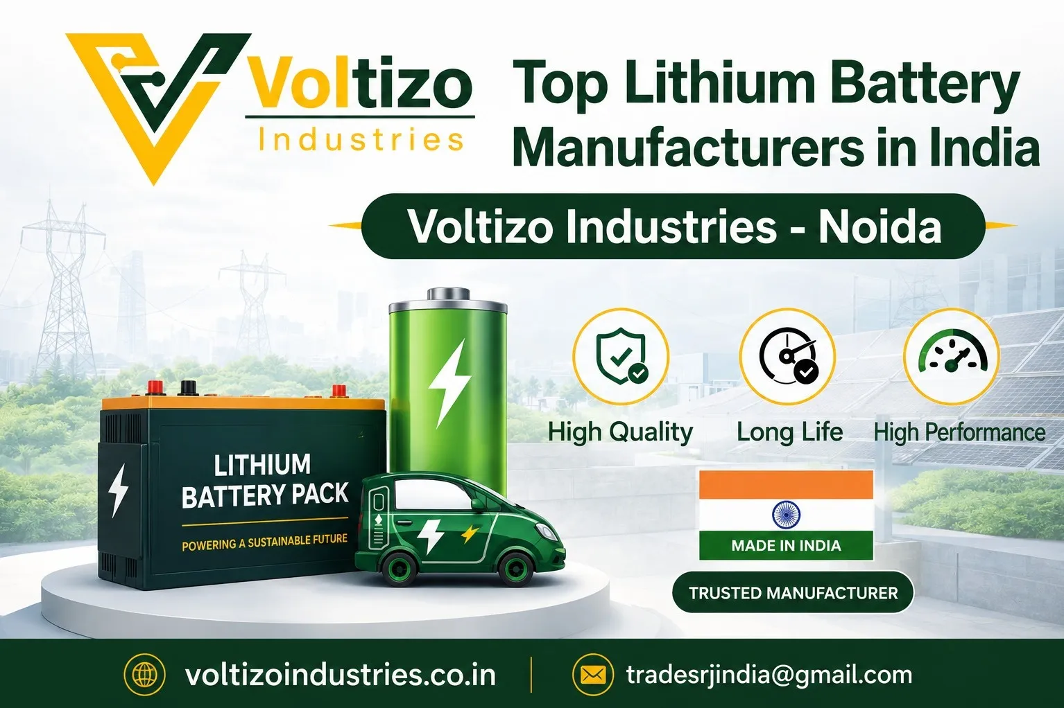 Lithium Battery Manufacturing Plant Solutions in India