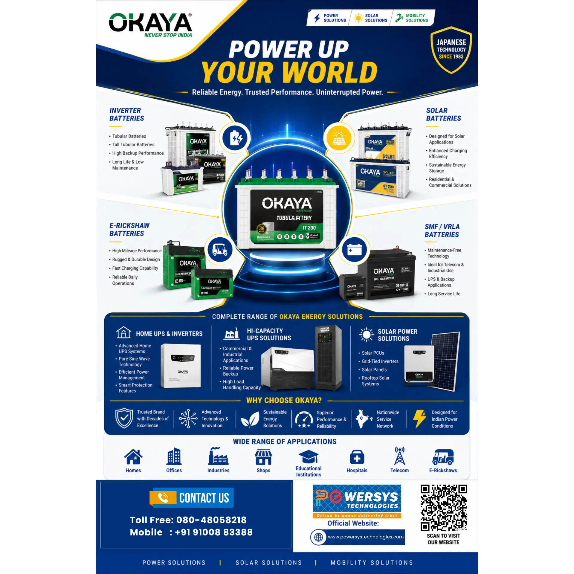 Reliable Energy. Trusted Performance. Uninterrupted Power
