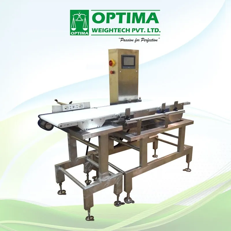 Best Industrial Checkweigher Manufacturers from India | Optima Weightech