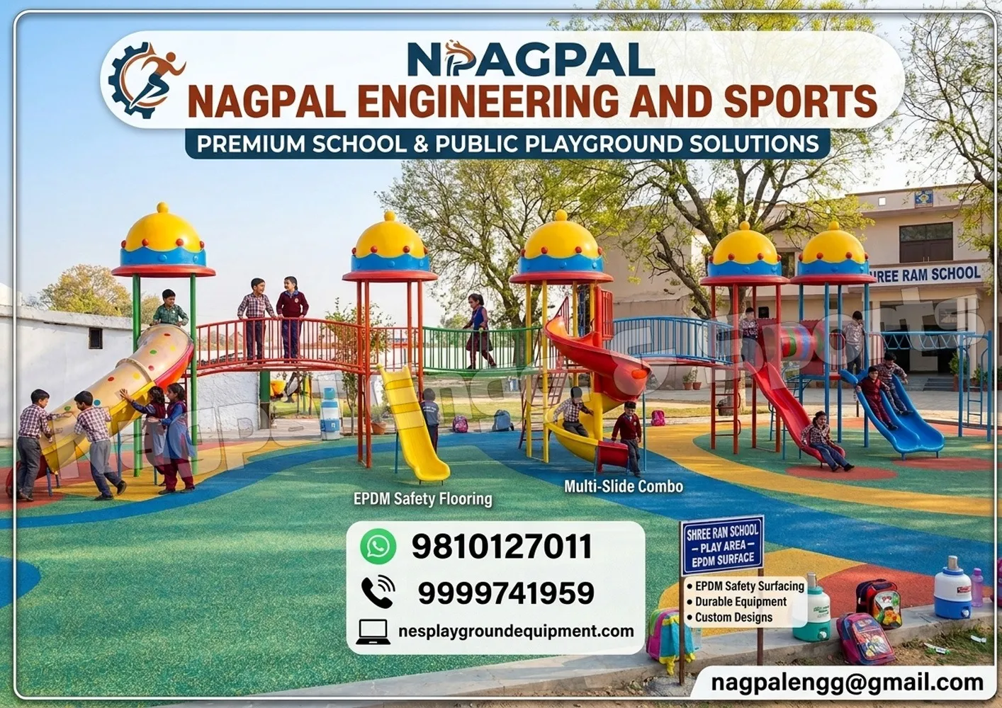 Leading Park Playground Equipment Manufacturer in Faridabad | Nagpal Engineering and Sports