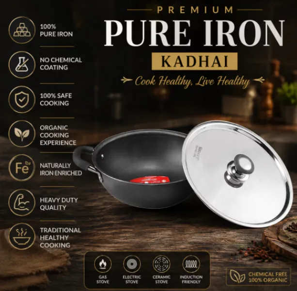 Black Rynox Non Stick Kadai in Ghaziabad