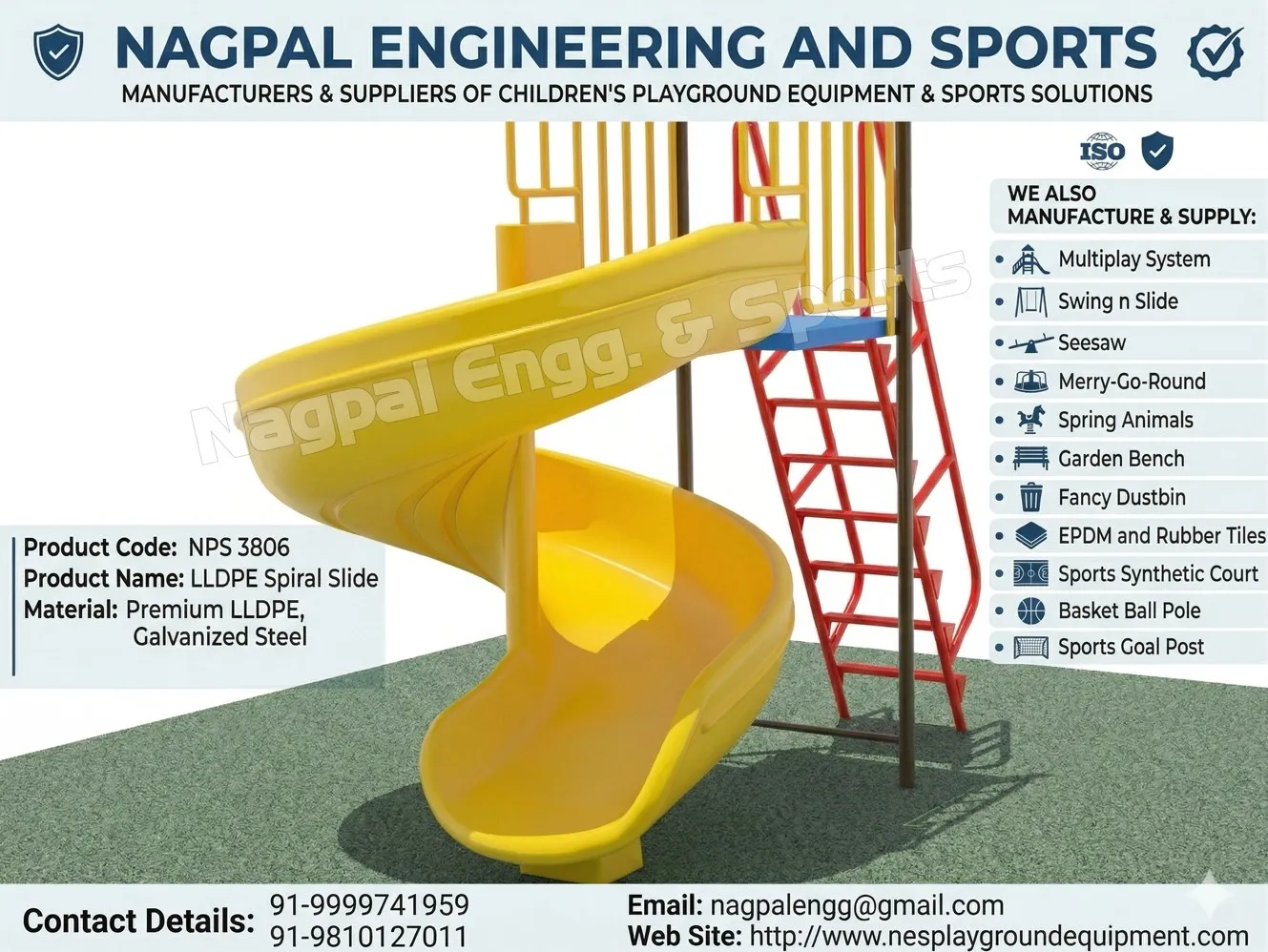 Trusted Noida Playground Equipment Company with 30 Years of Industry Experience