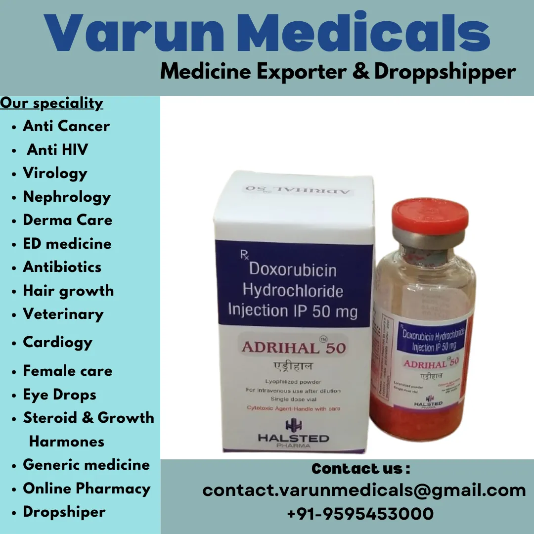 Doxorubicin Hydrochloride Injection Supplier, Dealer, Exporter