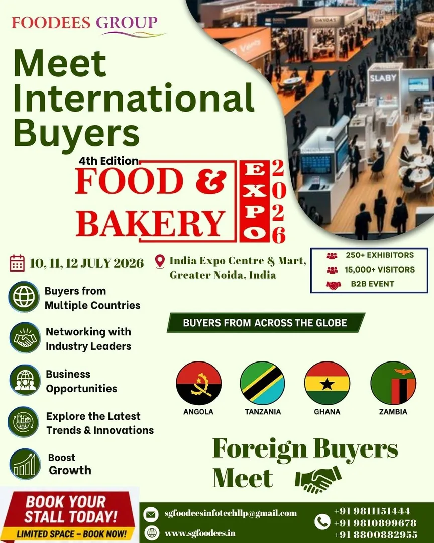 ๐ FOOD & BAKERY EXPO 2026 โ Where International Buyers Meet the Best of the Industry! ๐โจ