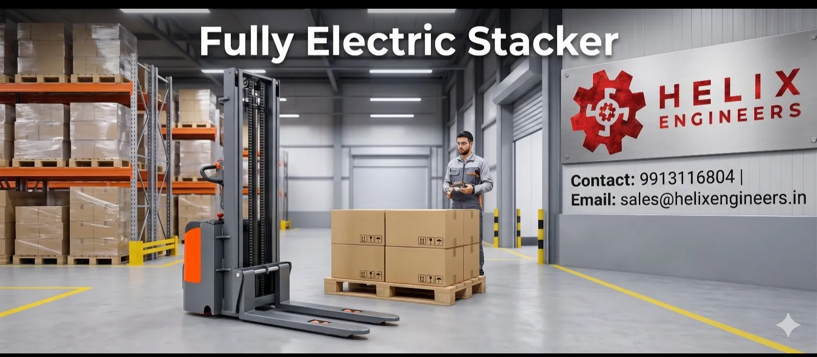 Fully Electric Stacker Manufacturer