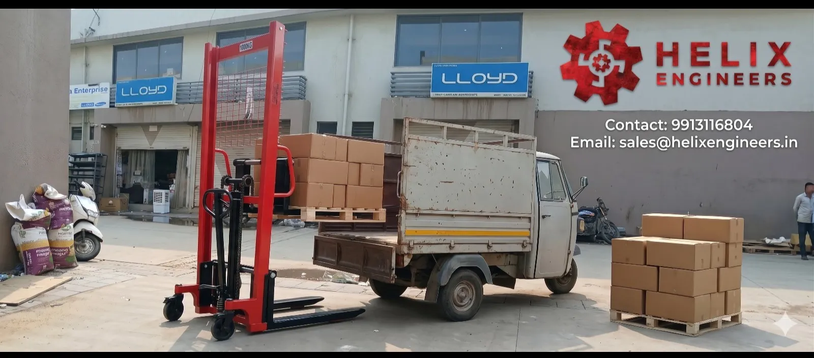 Industrial Hydraulic Stacker