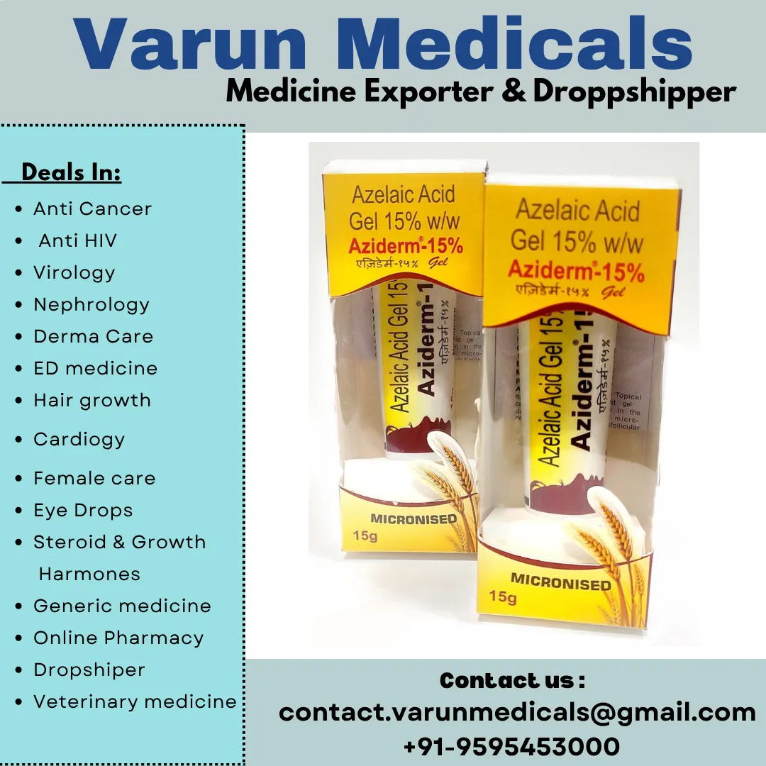 Azelaic Acid Gel Supplier, Dealer, Exporter
