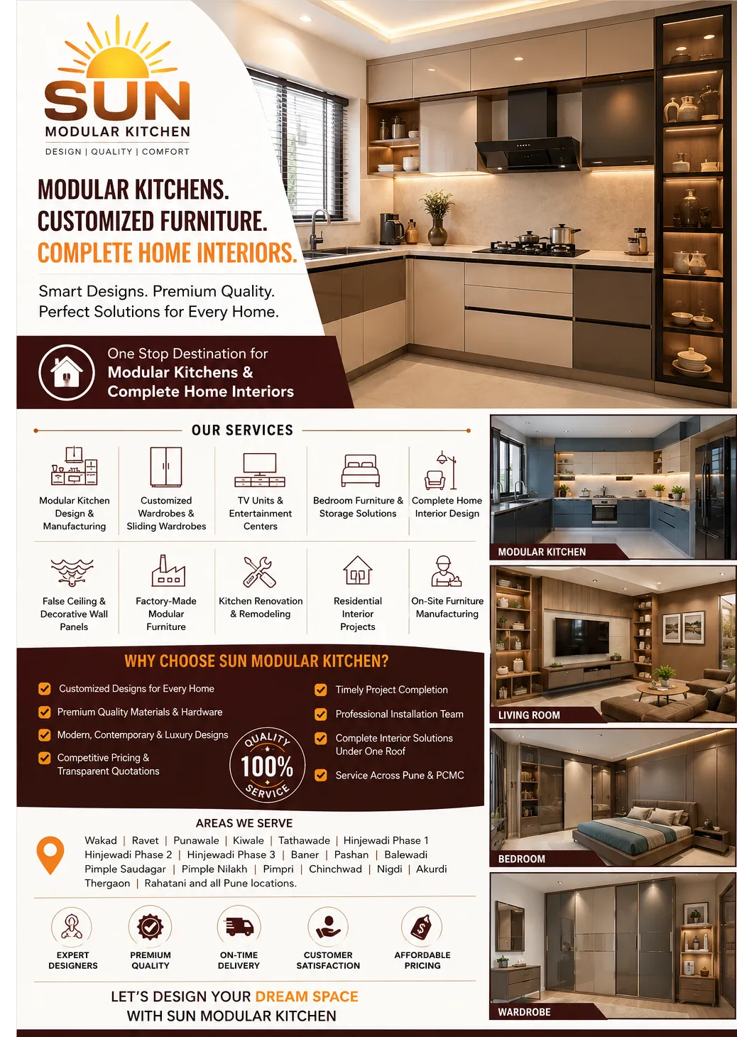 Sun Modular Kitchen – Best Modular Kitchen & Home Interior Solutions in PCMC, Pune