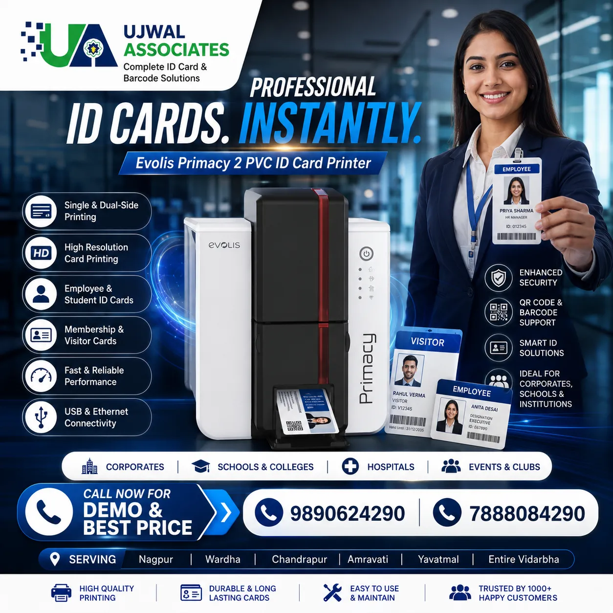ID Card Printer Supplier in Chandrapur