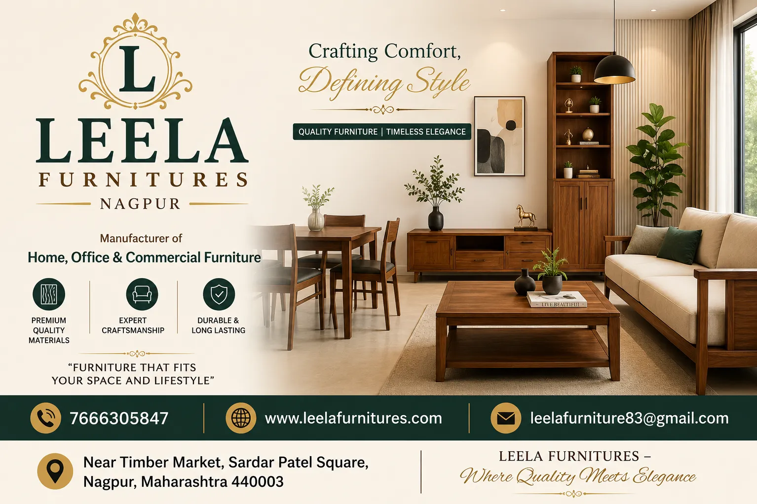 Furniture Manufacturers in Nagpur – Leela Furnitures