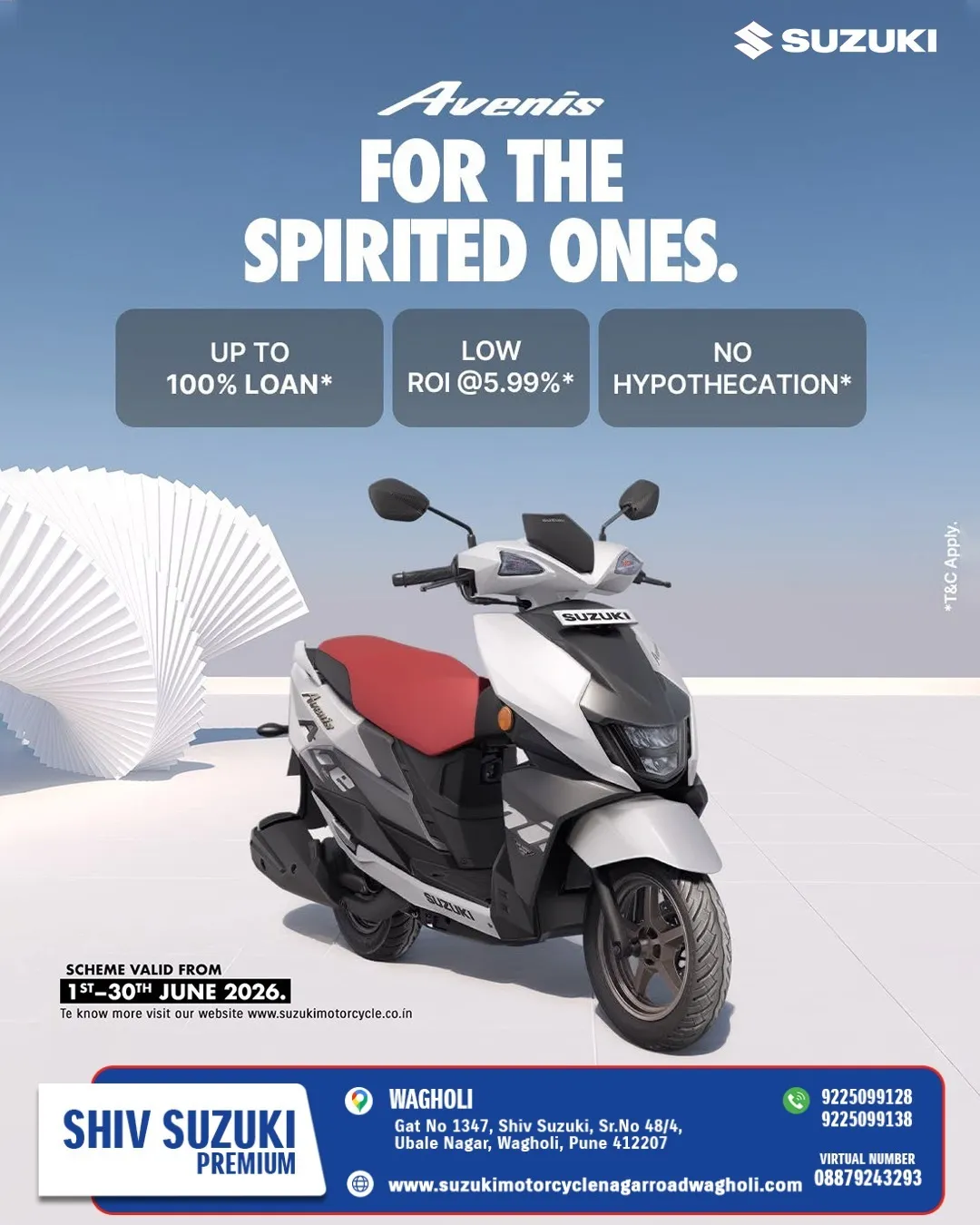 ## Shiv Suzuki Wagholi – Authorized Suzuki Showroom & Service Center in Pune
Shiv Suzuki Wagholi is...