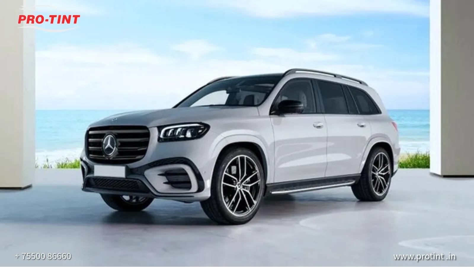 TOP LUXURY QUALITY SUNFILM,ACCESSORIES,PPF,COATING FOR MERCEDES BENZ AT COIMBATORE PROTINT