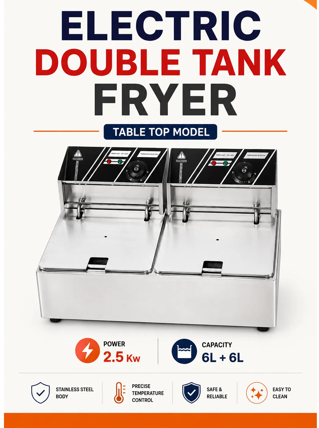 Electric Double Fryer in Coimbatore