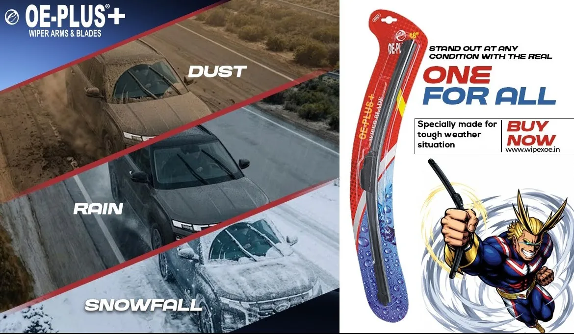 All Weather Wiper Blade Manufacturers in India | Wipex Industries