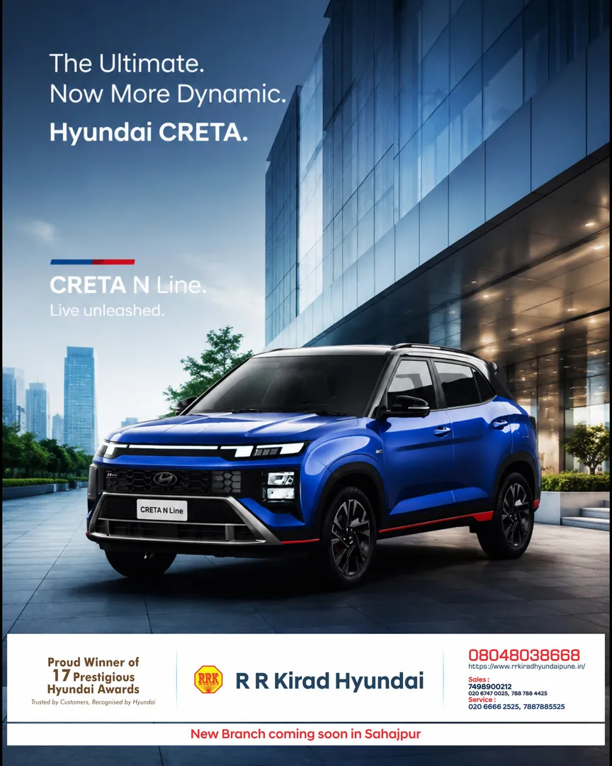Bold Looks. Turbo Power. N Line Thrill. The Hyundai CRETA N Line is built Hyundai Showroom Hadapsar