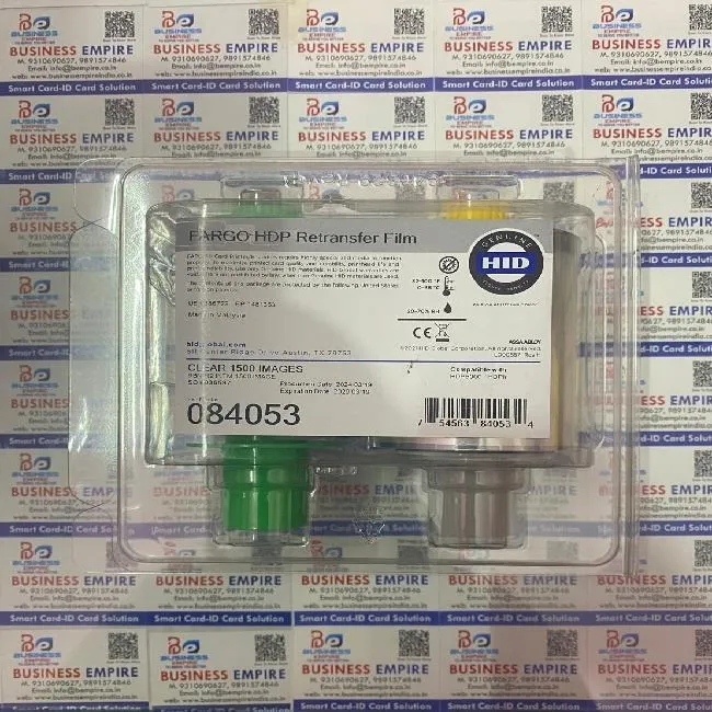 084053 HID Fargo HDP5000 HDP5000e HDP6600 YMCKK Ribbon & Retransfer Film Supplier India | Pan India