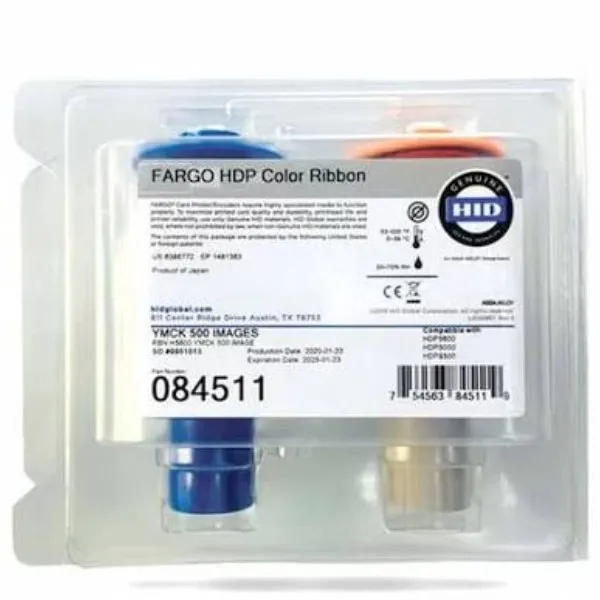 084511 HID Fargo HDP5000 HDP5000e HDP6600 Retransfer Film Supplier India | Original Fargo Film
