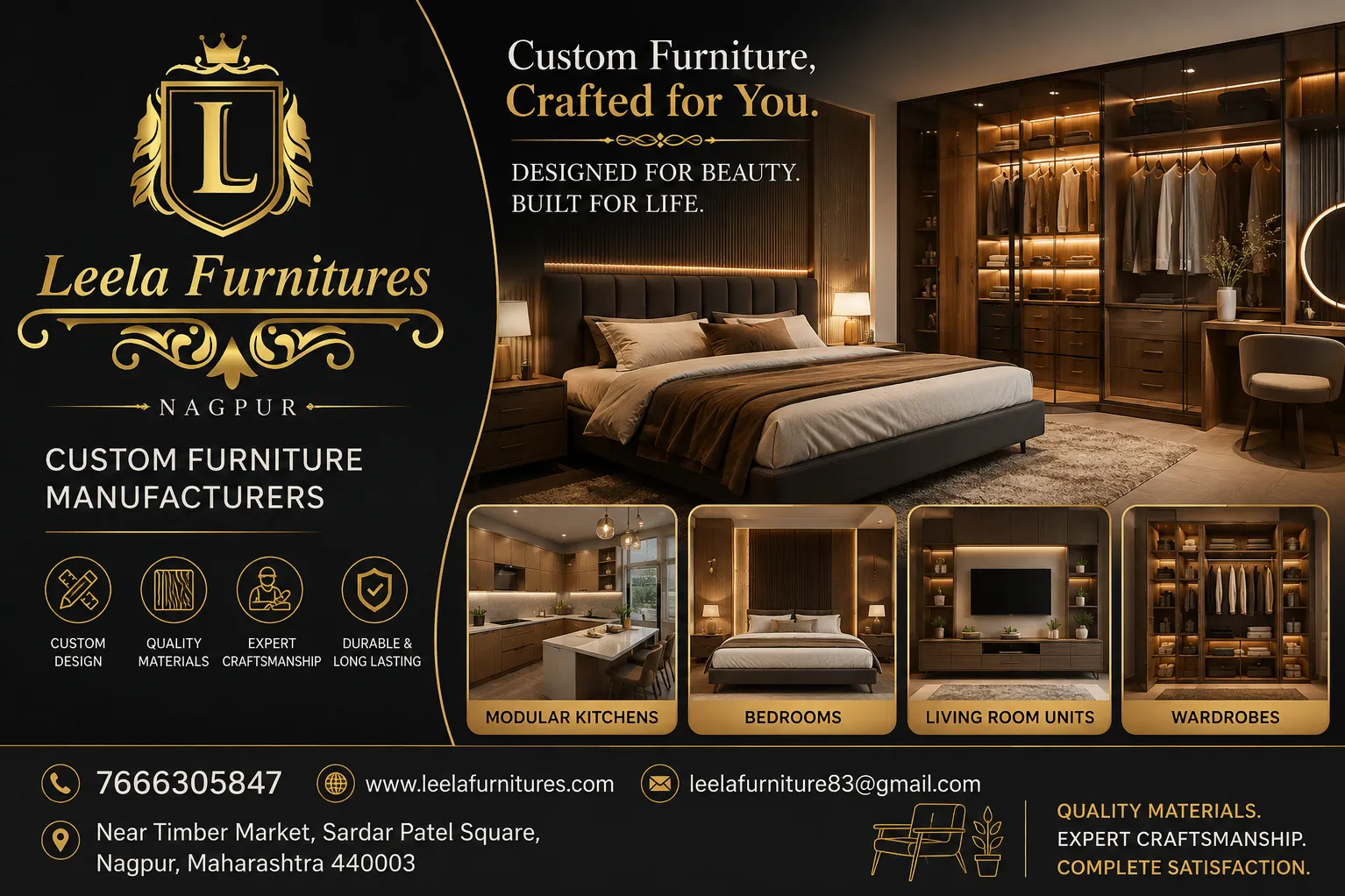 Custom Furniture Manufacturers in Nagpur – Leela Furnitures