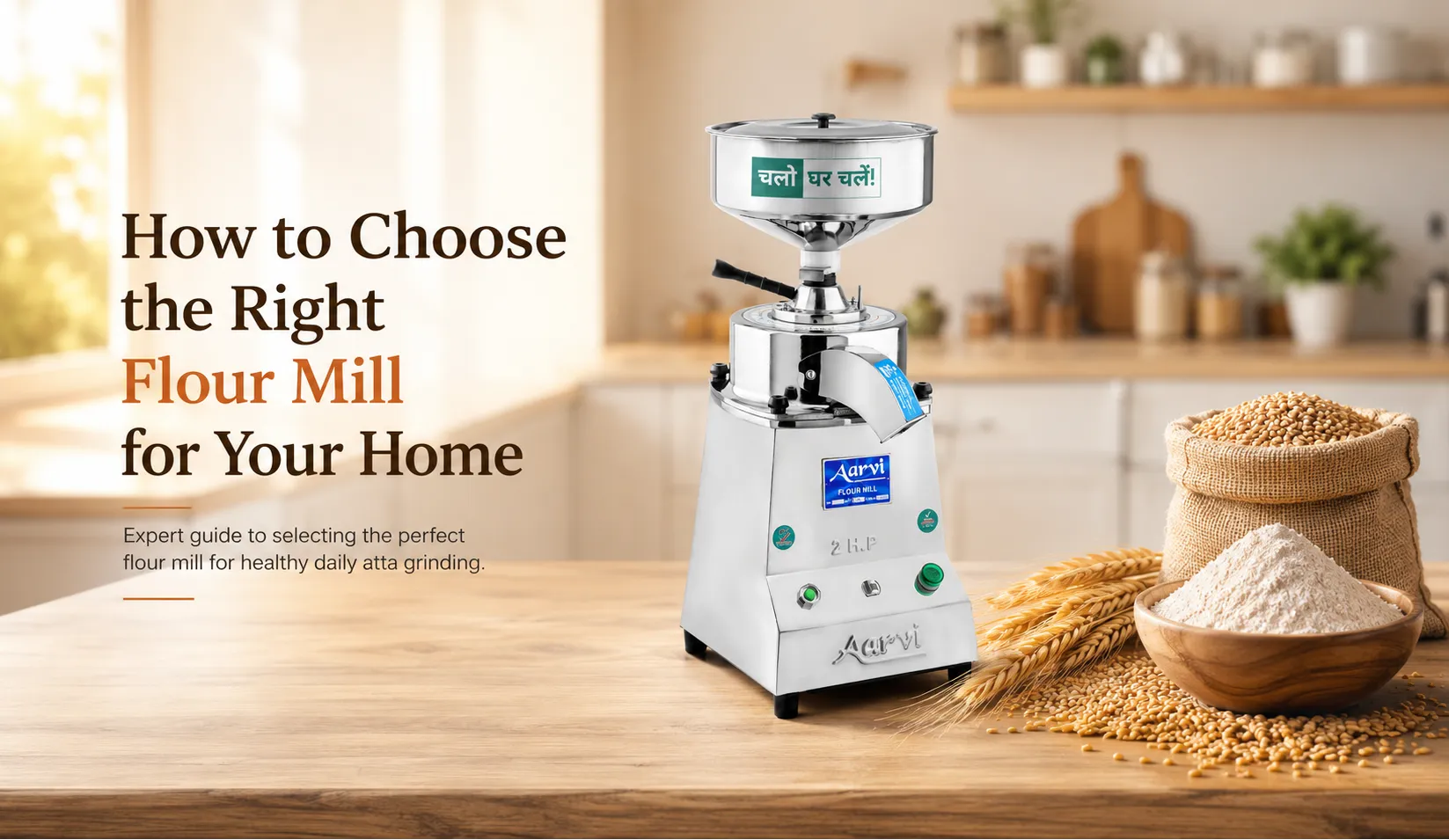 How to Choose the Right Flour Mill for Your Home | Aarvi Starplus 200