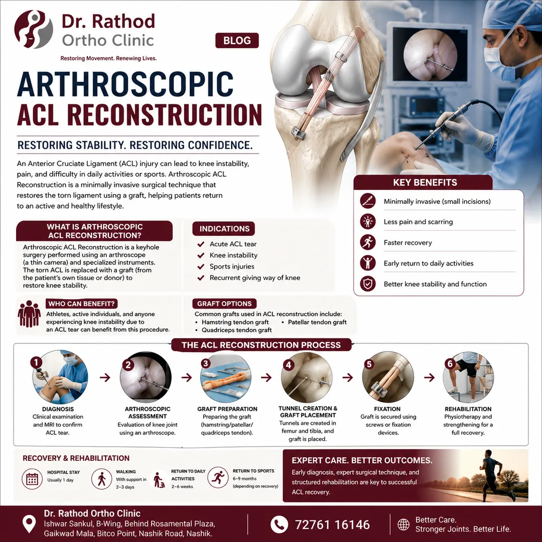 Arthroscopic ACL Reconstruction in Nashik | Dr Rajkumar Rathod