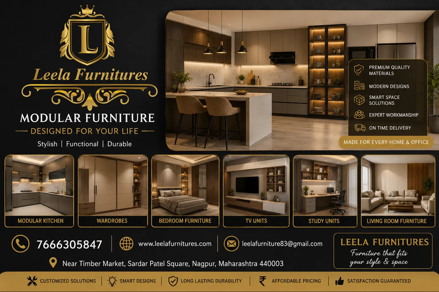 Modular Furniture Manufacturer in Nagpur – Leela Furnitures