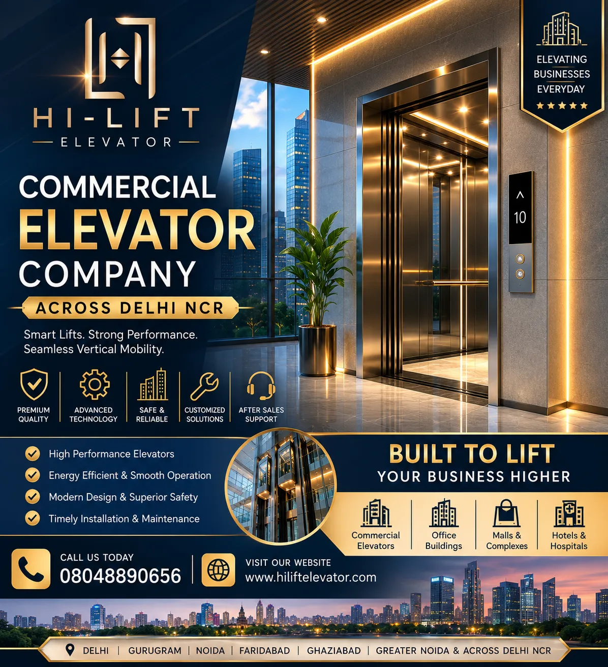 Elevator Company in Delhi – Trusted Vertical Mobility Solutions for Modern Buildings | Hi-Lift Eleva
