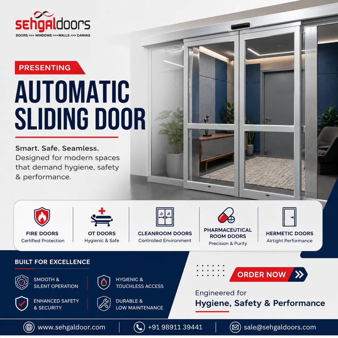 Automatic Sliding Doors Manufacturer in Chennai