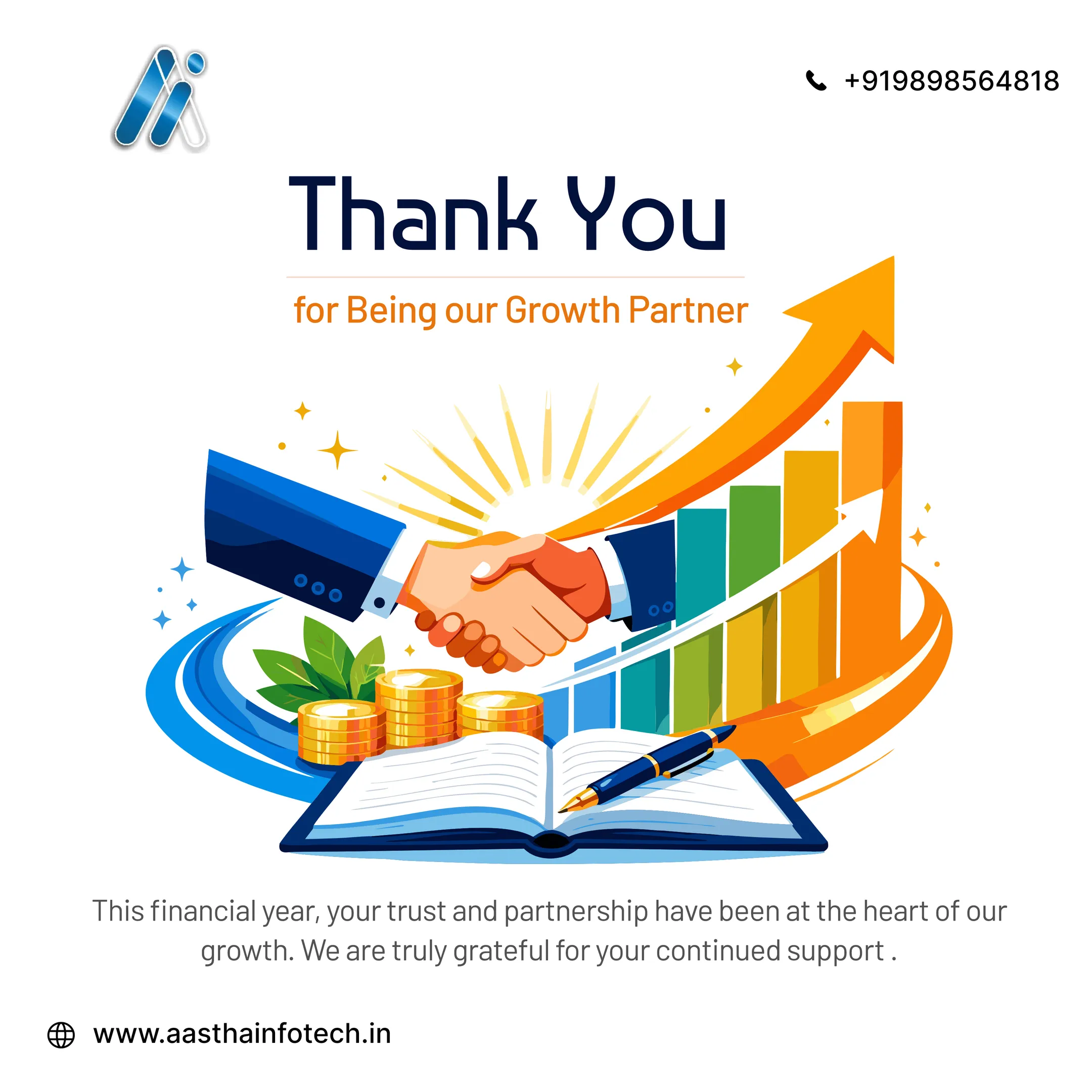 ππ Thank you for being an integral part of our journey. Your trust and support have helped us grow...