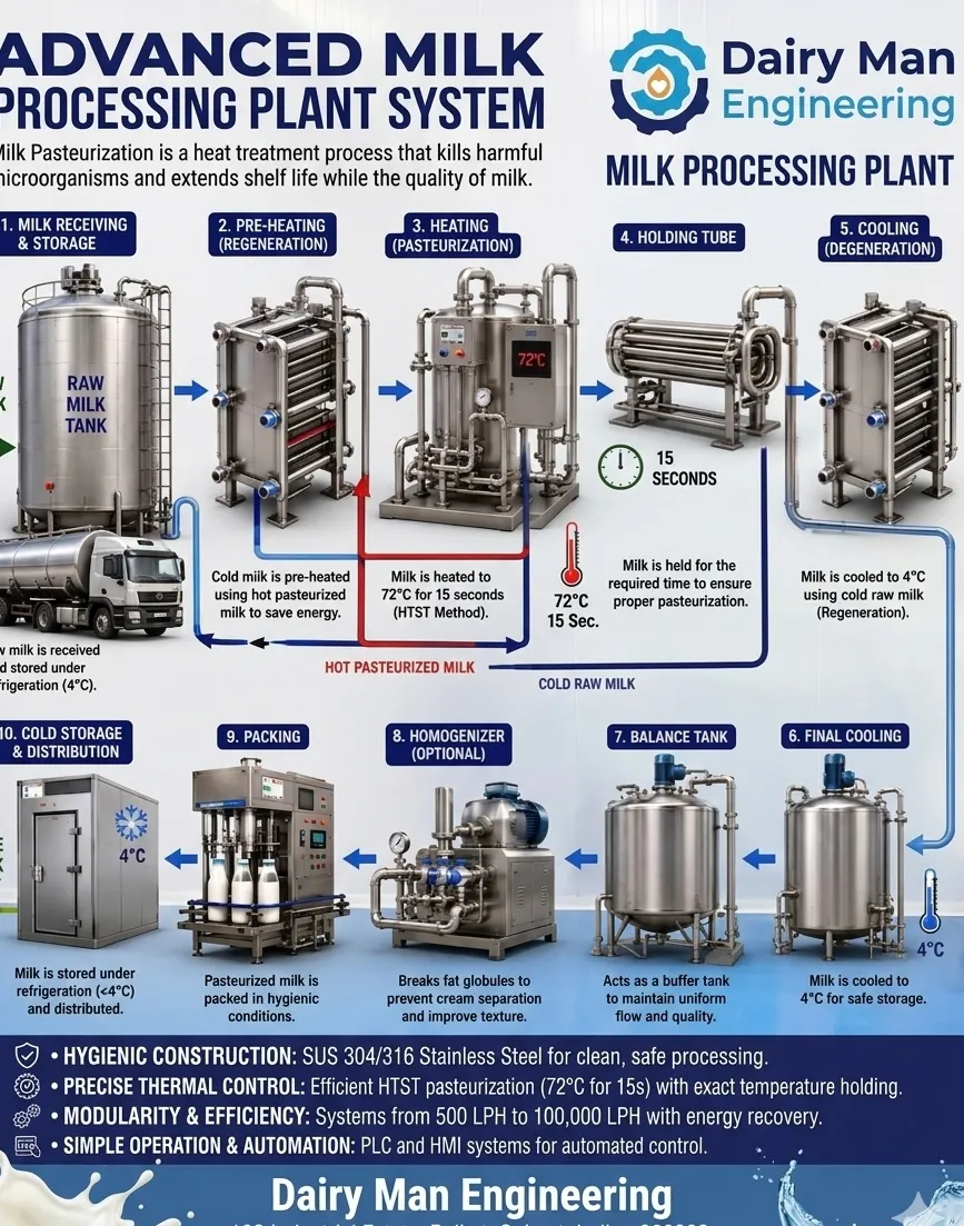 Milk plant equipments manufacturer in Chennai