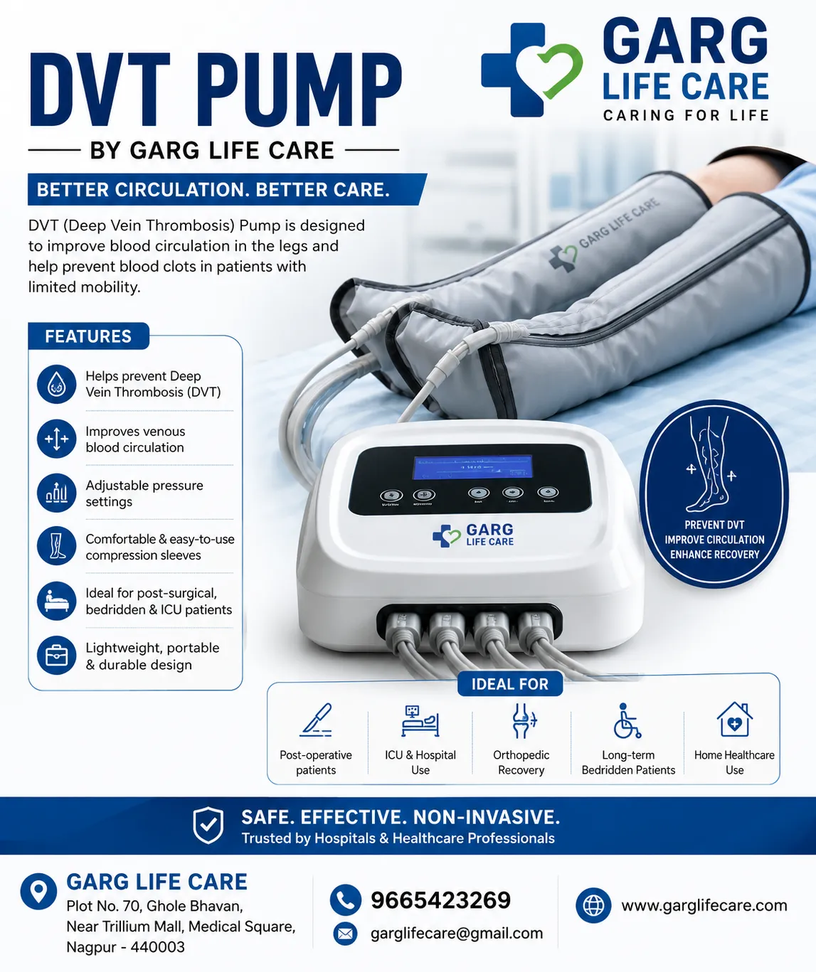 DVT Pump in Nagpur – Garg Life Care