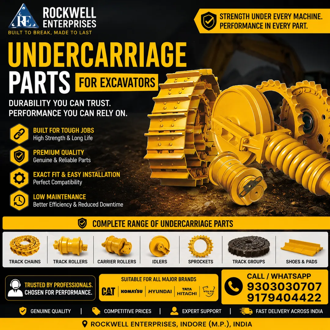 Keeping Your Fleet Moving: The Complete Guide to Excavator Undercarriage Parts